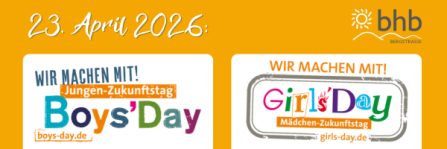 Wir sind dabei Boys Day und Girls Day am 23. April 2026